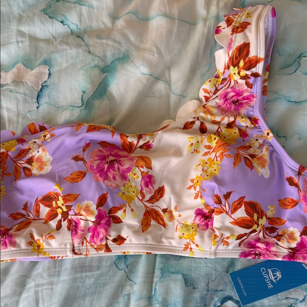 Sweet Honey Floral Bikini Top